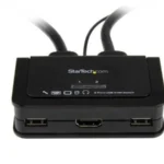 Switch Conmutador Kvm De 2 Puertos HDMI Con Cables - USB 4K60H