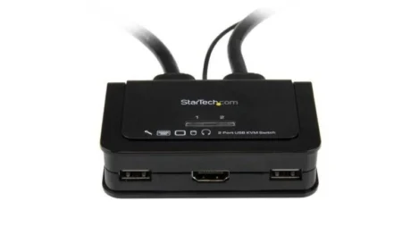 Switch Conmutador Kvm De 2 Puertos HDMI Con Cables – USB 4K60H