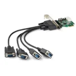 Tarjeta Adaptadora Serial PCIE Rs232 4 Puertos - Uart 16950 - Lp