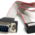 Adaptador 40Cm Header Serial Db9 Idc10 Perfil Bajo
