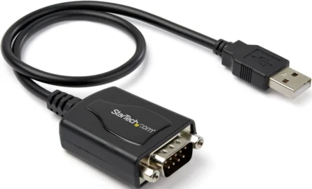 Cable Profesional De 0.3M USB A Puerto Serie Serial Rs232 Db9 Con R