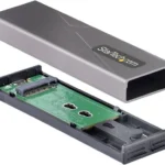 Gabinete Para SSD M.2 Startech Sm2E1Bmu31C /USB-C De 10Gbps A NVMe M.2 Or SSD SATA M.2