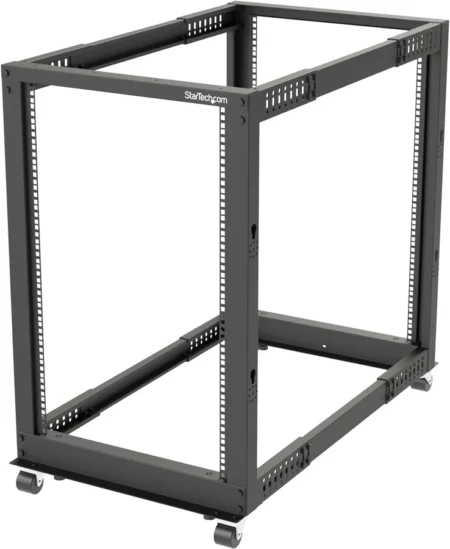 Gabinete Rack De Marco Abierto 18U – 4 Postes – Ajustable