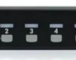 Conmutador Switch Kvm VGA 8 Puertos USB A Y Audio 1U Rack