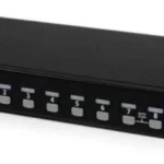 Conmutador Switch Kvm VGA 8 Puertos USB A Y Audio 1U Rack