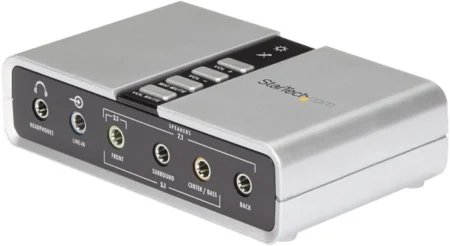 Tarjeta De Sonido 7.1 USB Ext. Adaptador Conversor Puerto Spdif.
