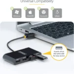 USB 2.0 4 Port USB Bus Powered Hub
