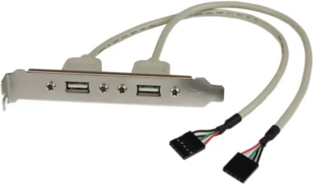 Adaptador Bracket Placa Usb A 2 Puertos