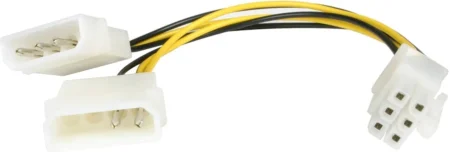 Adaptador Alimentacion Molex A PCI Express 6 Pines Startech Lp4Pciexadap