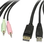 Cable Kvm 4.5M Ultra Delgado 2En1 VGA USB Hd15 Macho A Macho .