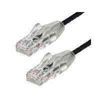 Cable 15Cm Red Ethernet Cat6 Sin Enganches Snagless Negro