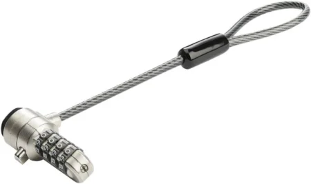 Cable Extensor Para Candado De Laptop De 15Cm Y Bucle De 2.5 Cm