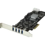 Tarjeta PCI Express 4 Puertos USB 3.0 Quadbus SATA Lp4 Uasp