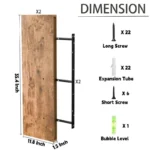 Wall Mount Floating Av Shelves - Adjustable