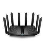 Router Inalambrico Tp-Link Archer Axe95 2.4/5/6Ghz/Tri-Banda/1Xusb 3.0/5Xrj-45 2402Mbit/S Wlan/4X4Mu-MIMO Ofdma/8 Antenas Externas/Negro