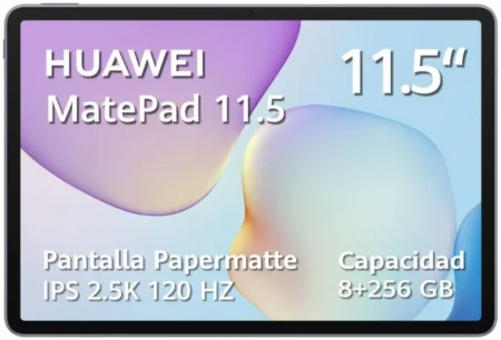 Tablet Huawei 53014Kkr Matepad 11.5″/8Gb RAM/256Gb/Harmonyos 3.1/Gris