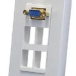 Tapa (Faceplate) Svga 1 Puerto + 4 Cavidades