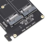 Tarjeta Adaptadora PCIE 3.0 Con Doble X8 Para M.2 SSD