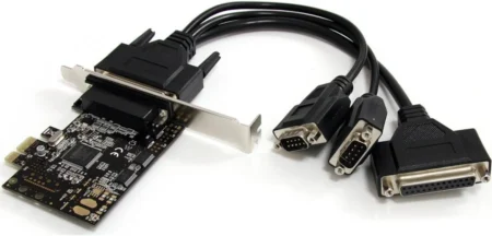 Tarjeta Adaptadora PCI Express 2 Puertos Serial 1 Paralelo Rs23.