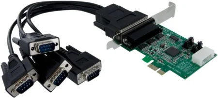 Tarjeta Adaptadora PCI Express PCIE 4 Puertos Serial Rs232 Db9 .