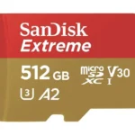Memoria Microsdxc 512Gb Sandisk Sdsdqas5-512G-Bp/Clase 10/Uhs-I/Especial Para Camaras IP Y Dvr Movil