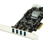 Tarjeta PCI Express 4 Puertos USB 3.0 Fuente SATA Molex Uasp