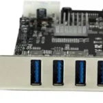 Tarjeta PCI Express 4 Puertos USB 3.0 Fuente SATA Molex Uasp