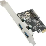 Tarjeta PCI Express 2 Puertos USB 3.0 Con Alimentacion SATA Hu.