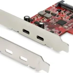 Tarjeta PCI Express 2 Puertos USB 3.1 Gen 2 USB A