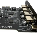 Tarjeta PCI 4 Puertos USB 3.0 Hub Concentrador Interno .
