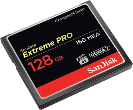 Memoria Compact Flash 128Gb Sandisk Sdcfe-128G-Gn4Nn/1700Mb/S Lectura/1200Mb/S Escritura