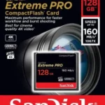 Memoria Compact Flash 128Gb Sandisk Sdcfe-128G-Gn4Nn/1700Mb/S Lectura/1200Mb/S Escritura
