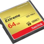 Memoria Compact Flash 64Gb Sandisk Sdcfsp-064G-G46D/525Mb/S Lectura/430Mb/S Escritura