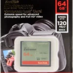 Memoria Compact Flash 64Gb Sandisk Sdcfsp-064G-G46D/525Mb/S Lectura/430Mb/S Escritura