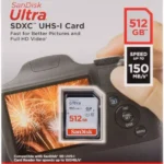 Memoria Sdxc 512Gb Sandisk Ultra Sdsdunc-512G-Gn6In/Uhs-I/Clase 10