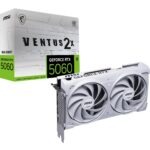 T/Video MSI Rtx 5060 Ti 8G Ventus 2X Oc White Plus Geforce/8Gb Gddr7/PCI-E 16X 5.0/HDMI/DP/2Xfan/128Bit/Blanco