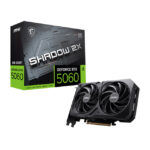 T/Video MSI Rtx 5060 8G Shadow 2X Oc/Geforce/8Gb Gddr7/PCI-E 5.0/1Xhdmi/3Xdp/2Fan/128Bit