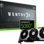 T/Video MSI Rtx 5060 Ti 8G Ventus 3X Oc Geforce/8Gb Gddr7/PCI-E 5.0/1Xhdmi/3Xdp/128-Bit