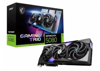 T/Video MSI Geforce Rtx 5080 16G Gaming Trio Oc White 16Gb Gddr7/PCI-E 16X 5.0/HDMI/3Xdp/256Bit