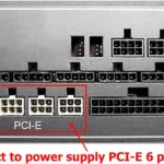 Cable Adaptador De Corriente PCI Express 6 Pines A 8 Pines .