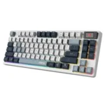 Teclado Inalambrico Mecanico MSI Forge Gk600 Tkl W Sky Us/Rgb/Multicolor/Ingles/Blanco Con Gris Y Azul