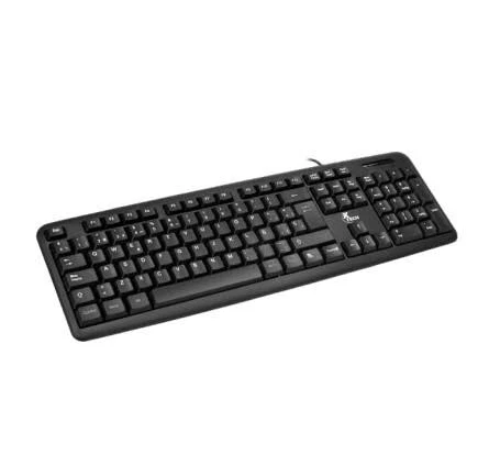 TECLADO ALAMBRICO XTECH XTK-092S/USB/ESPAÑOL/NEGRO