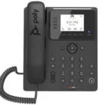 Telefono Alambrico IP Polycom Ccx 350/2.8"/LCD/Boton Exclusivo Para Microsoft Teams/Negro/848Z7Aaac3