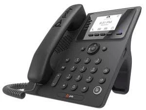 Telefono Alambrico IP Polycom/Pantalla Multi-Touch De 5″/1 Puerto USB-A Poeno/Negro 848Z8Aaac3