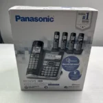 Telefono Inalambrico Panasonic C/Boton Dedicado Para Bloqueo De Llamadas/Volumen De Receptor/Negro-Azul/Kx-Tgb310Mec
