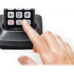 Telefono Inalambrico Panasonic C/Boton Dedicado Para Bloqueo De Llamadas/Volumen De Receptor/Negro-Azul/Kx-Tgb310Mec
