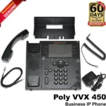 HP Poly Vvx 450 12-Line IP Phone And PoE