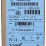 HP Poly Vvx 450 12-Line IP Phone And PoE