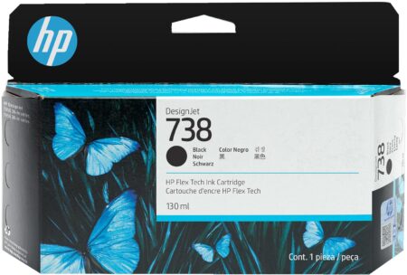 HP 738 NEGRO 130ML DESIGNJET INK CARTRIDGE 498N4A