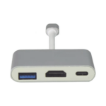 Adaptador Multipuertos USB-C HDMI DP Hub USB De 3 Puertos